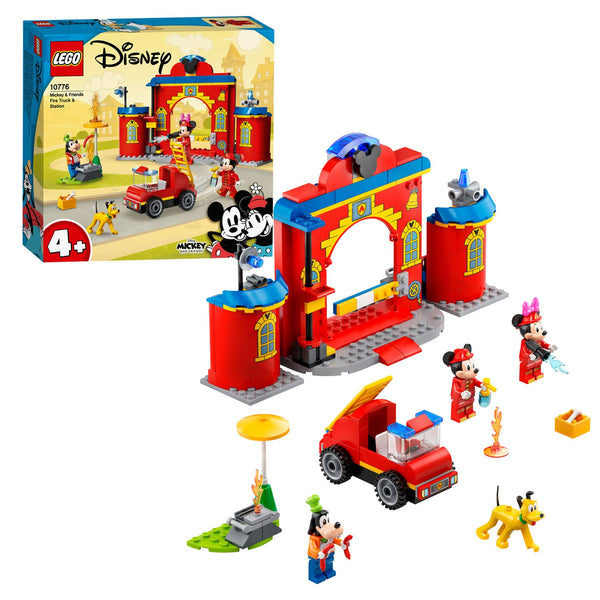 LEGO Disney 10776 Mickey en Friends Brandweerkazerne en Auto - ToyRunner