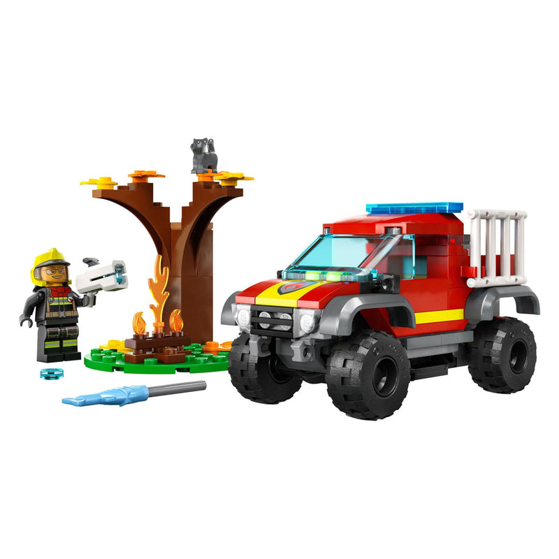 LEGO City 4x4 Brandweertruck redding