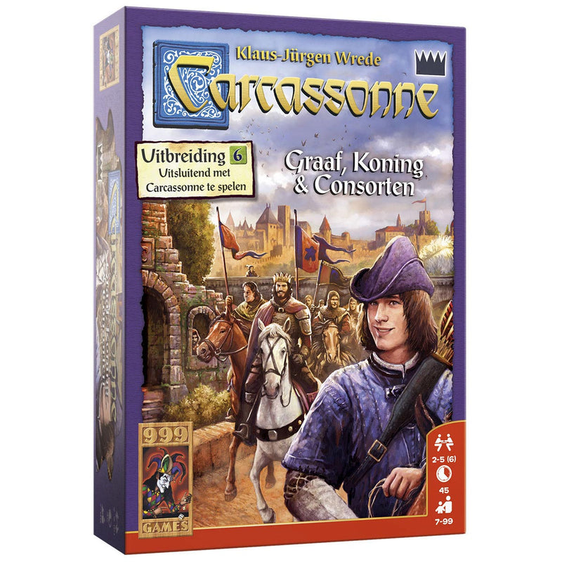 Carcassonne - Graaf, Koning en Consorten Bordspel - ToyRunner