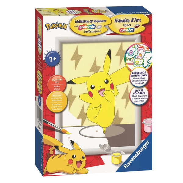 Schilderen op Nummer - Pokémon Pikachu - ToyRunner