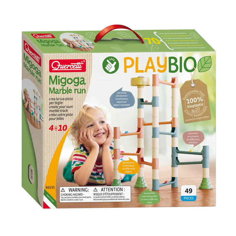 Quercetti PlayBio Migoga Knikerbaan, 49dlg - ToyRunner