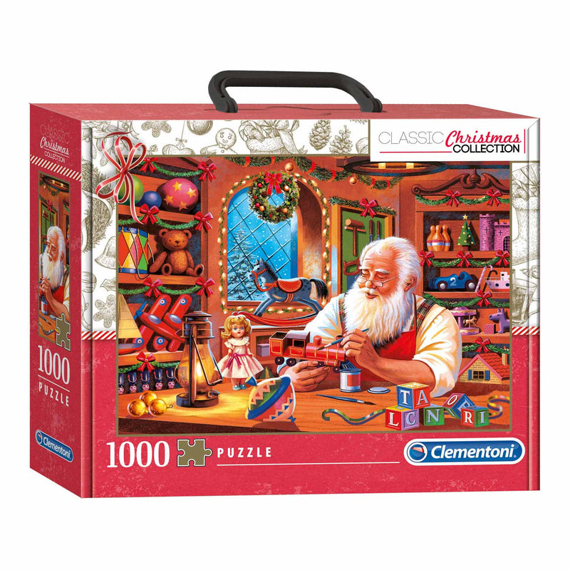 Clementoni Puzzel Kerstman Workshop, 1000st. - ToyRunner