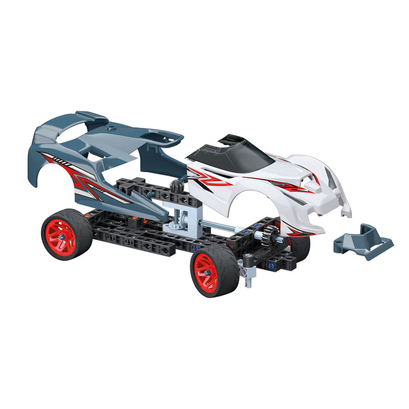 bouwpakket raceauto jongens 27 x 18 cm - ToyRunner