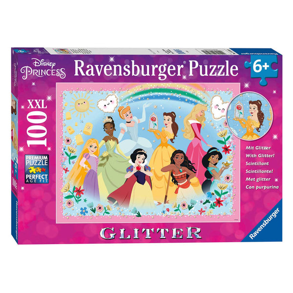 Disney Prinses Glitterpuzzel, 100st. XXL - ToyRunner