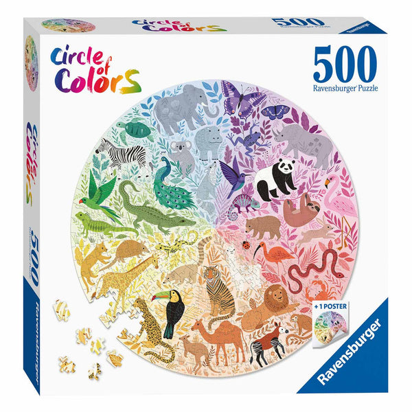 Circle of Colors Puzzels - Animals, 500st. - ToyRunner