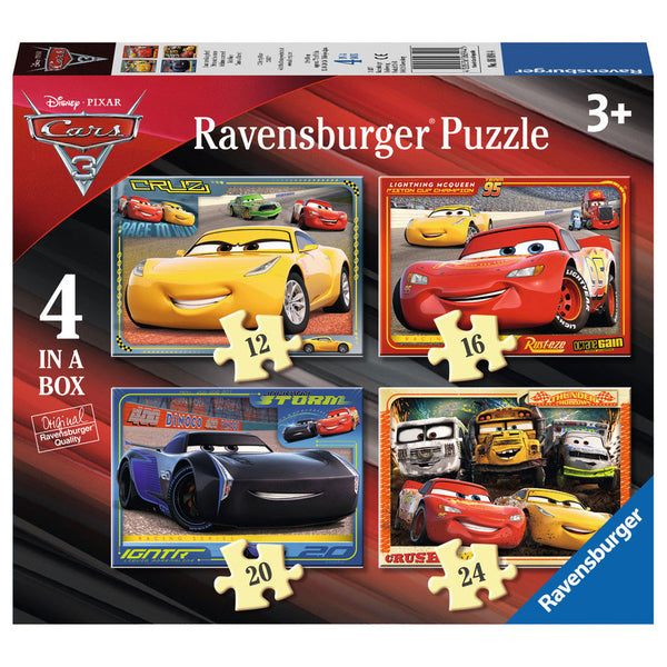 Disney Cars 3 Puzzel, 4in1 - ToyRunner