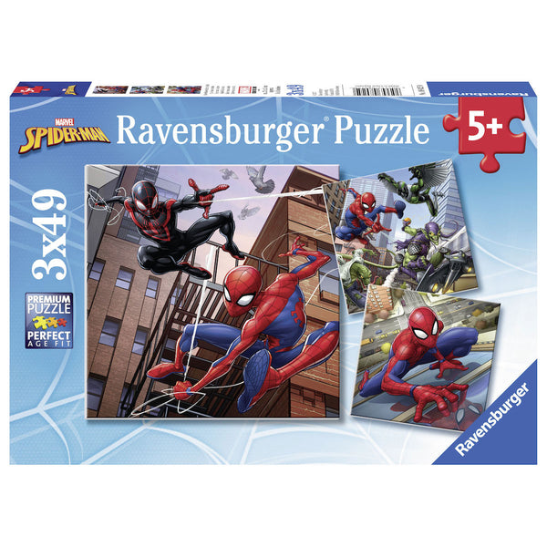 Spiderman Puzzel, 3x49st. - ToyRunner