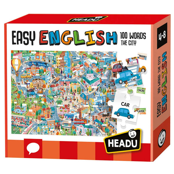 Headu Easy English 100 Words City, 108st.  (EN) - ToyRunner