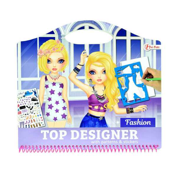 Schetsboek Fashion met Stickers en Sjablonen - ToyRunner
