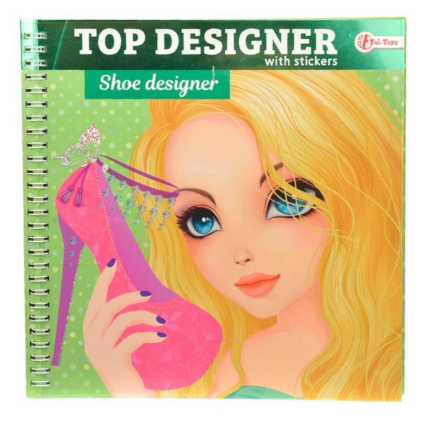 Top Designer Schetsboek - Schoenen met Stickers - ToyRunner