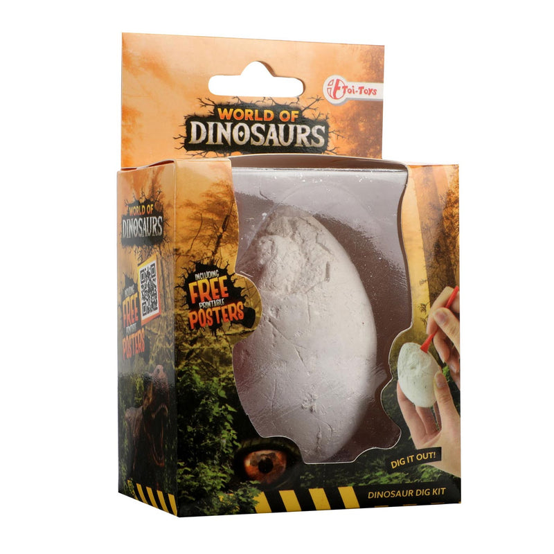 dinosaurus uithak-ei wit 8 cm - ToyRunner
