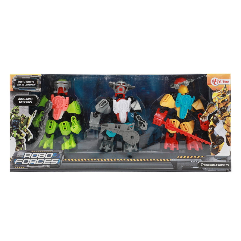 Roboforces Constructierobots Warrior, 3st. - ToyRunner