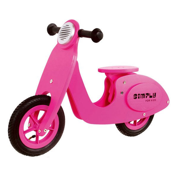 Simply for Kids Houten Loopscooter Roze - ToyRunner