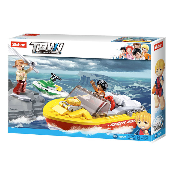 Sluban Beach Rescue - Speedboot - ToyRunner