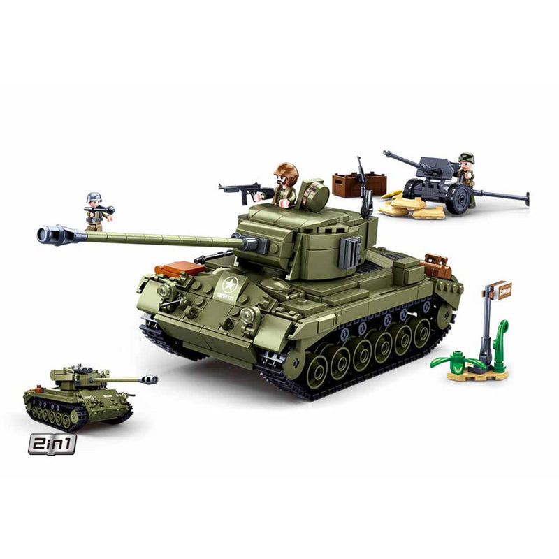 Sluban Army - Medium Tank Groen - ToyRunner