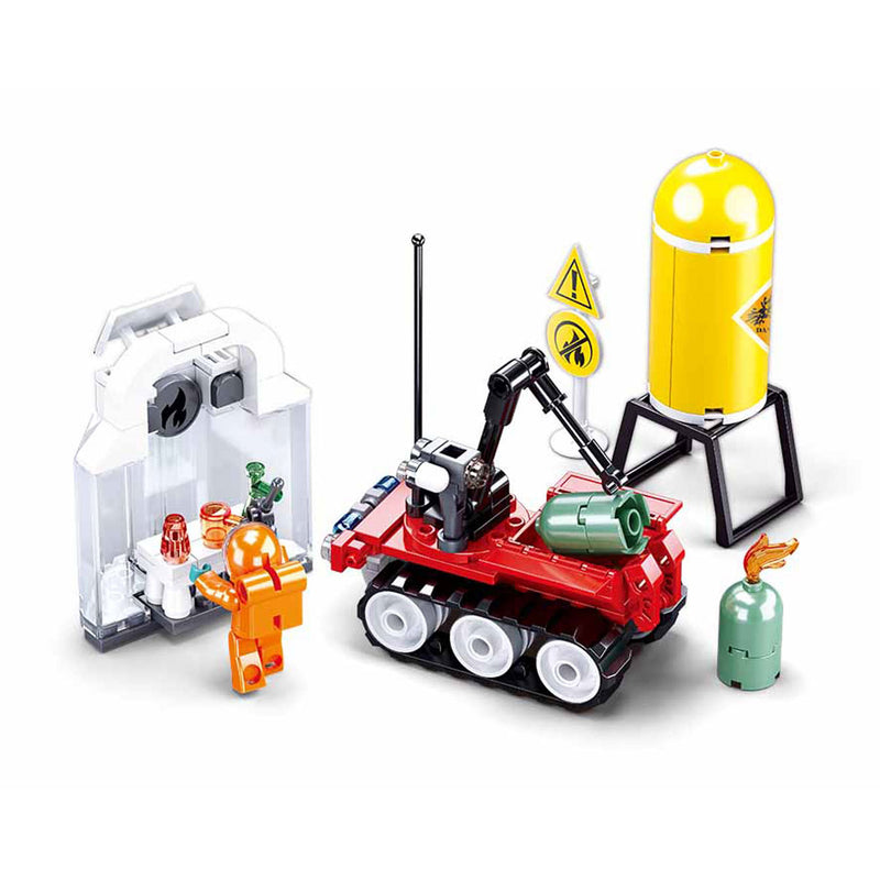 Sluban Brandweer Robot Oefening - ToyRunner