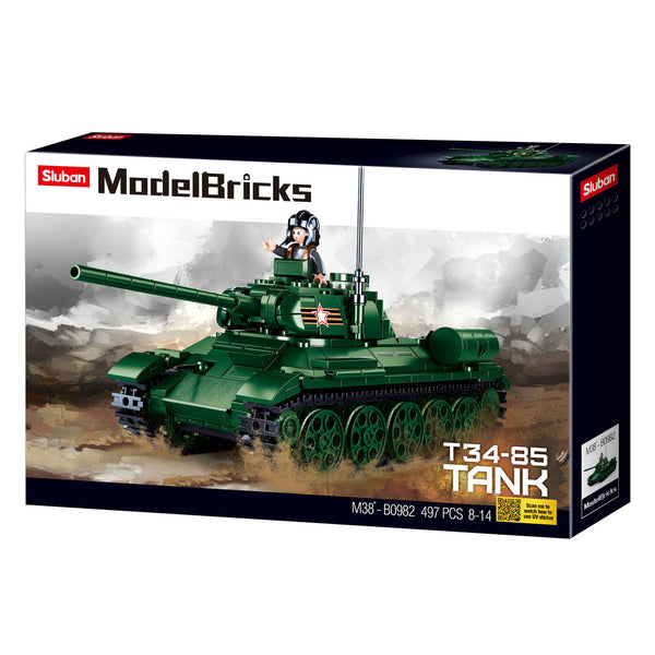 Sluban Medium Tank Groen - ToyRunner