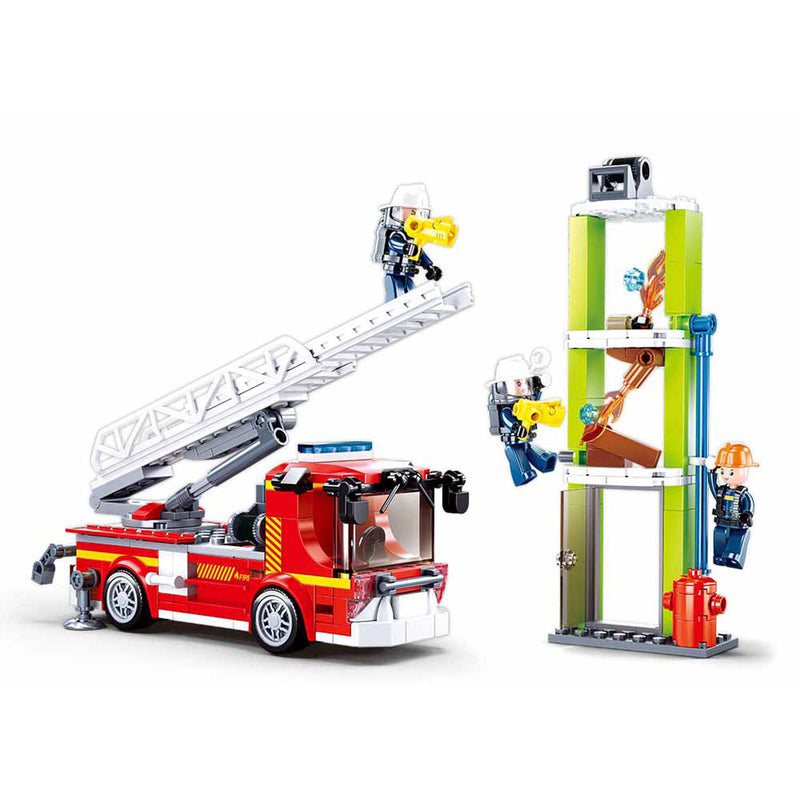 Sluban Brandweer Ladderwagen Oefening - ToyRunner