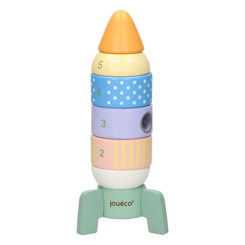Joueco Houten Stapel Raket - ToyRunner