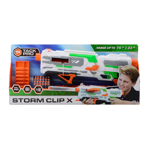 Tack Pro® Storm Clip X met 2 clips en 24 darts, 50cm - ToyRunner