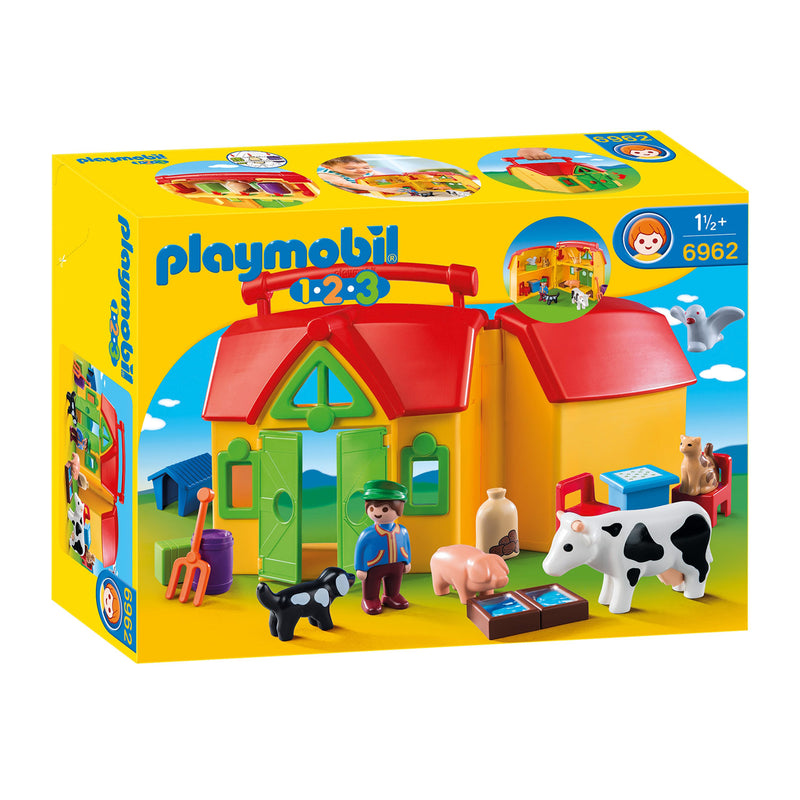 Playmobil 6962 Meeneemboerderij met Dieren - ToyRunner