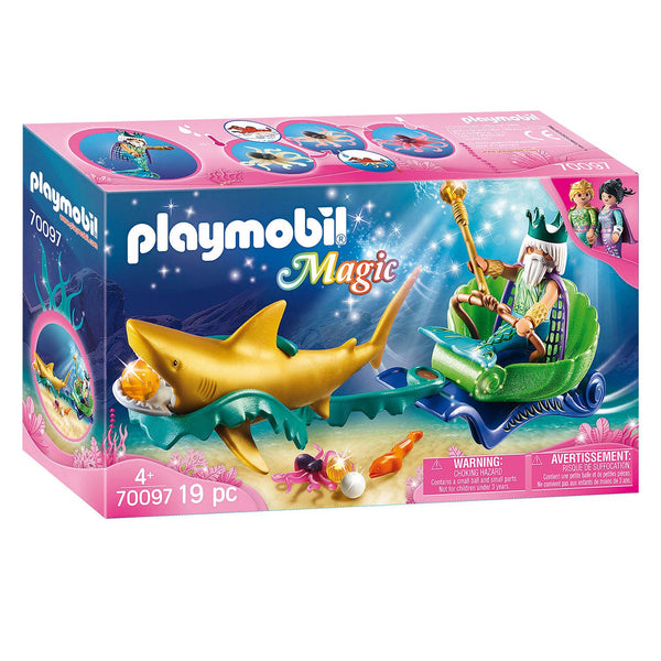 Playmobil 70097 Koning der Zeeën met Haaienkoets