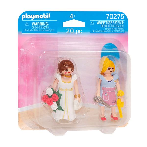 DuoPack Prinses en Kleermaker - 70275 - Speelfiguur Playmobil Duopack - ToyRunner