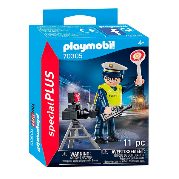 Playmobil 70305 Politieman met Flitscontrole - ToyRunner