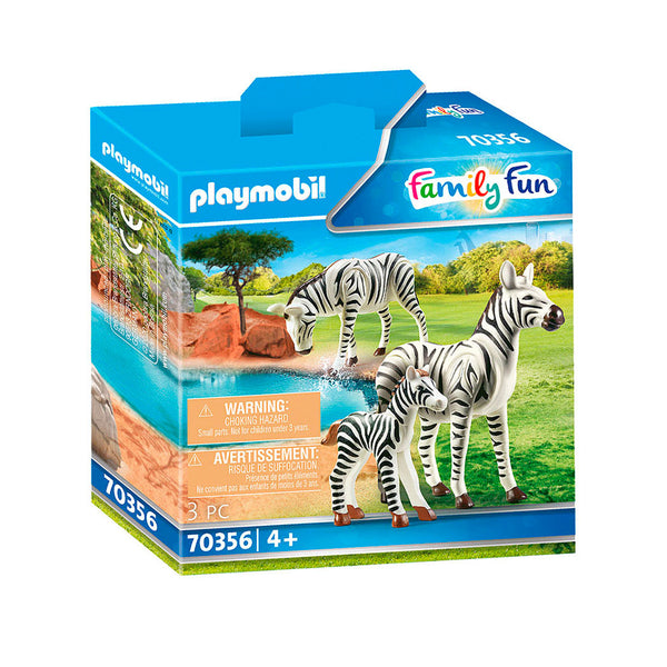 Playmobil City Life 2 zebra AND apos;s met baby - ToyRunner