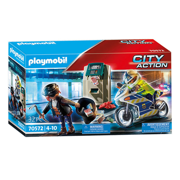 Playmobil 70572 Politiemotor Achtervolging van de Geldrover - ToyRunner