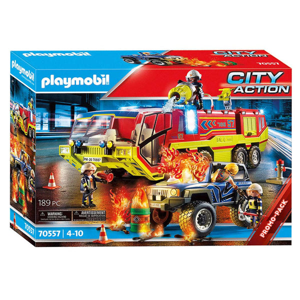 Playmobil 70557 Brandweer met Brandweerwagen - ToyRunner