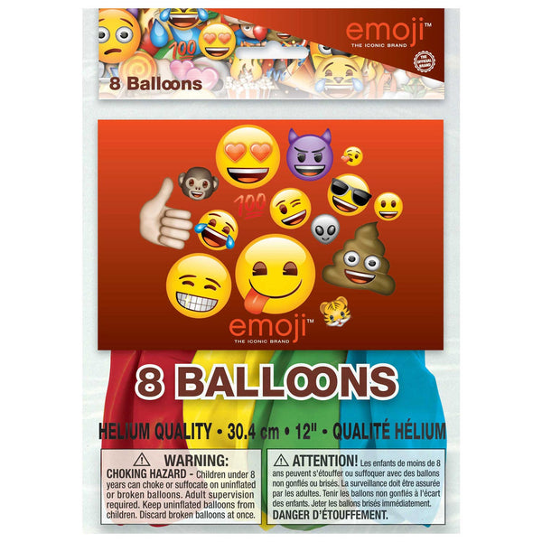 Ballonnen Emoji, 8st. - ToyRunner