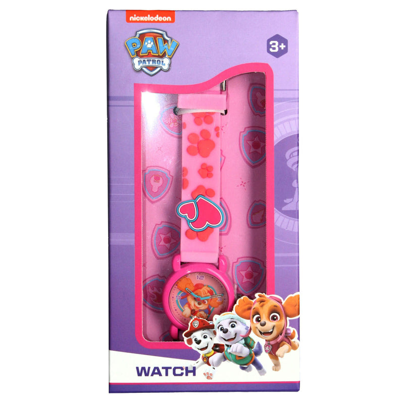 Paw Patrol Horloge 3D Roze - ToyRunner