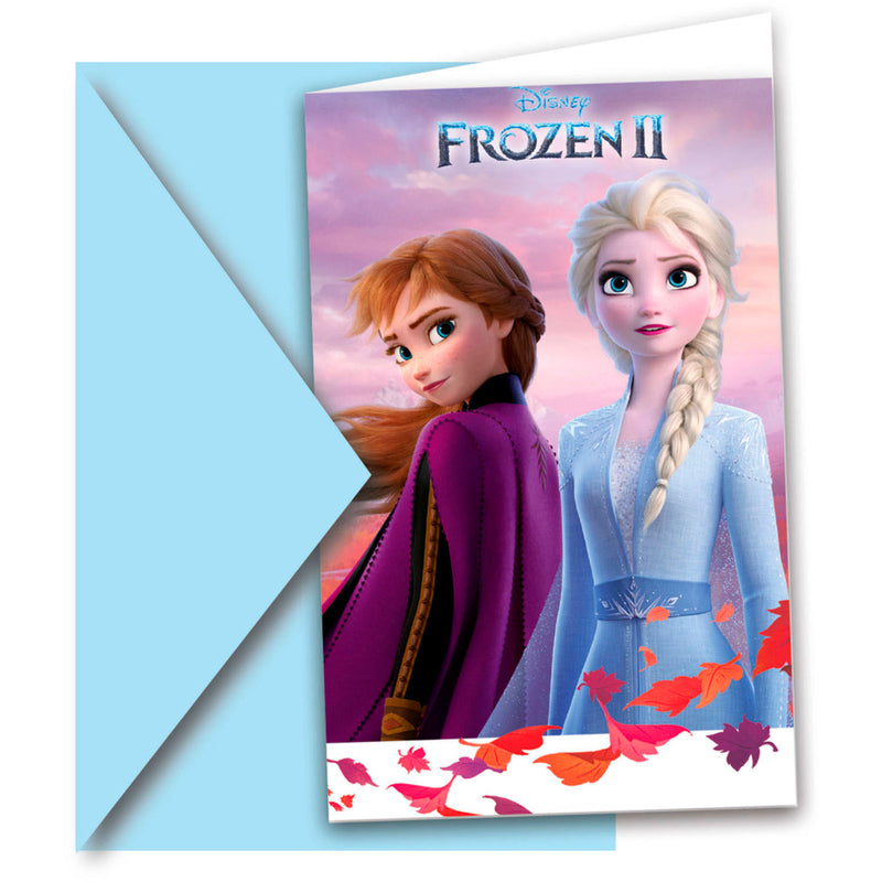 Disney Frozen 2 Uitnodigingen, 6st. - ToyRunner