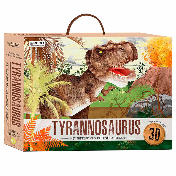 Boek + 3D Model Tyrannosaurus - ToyRunner