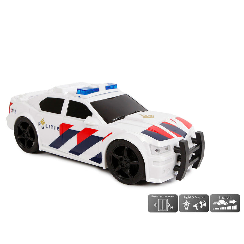 Auto pb 2-Play politieauto + licht/geluid - 19 cm - Speelgoedauto 2Play - ToyRunner