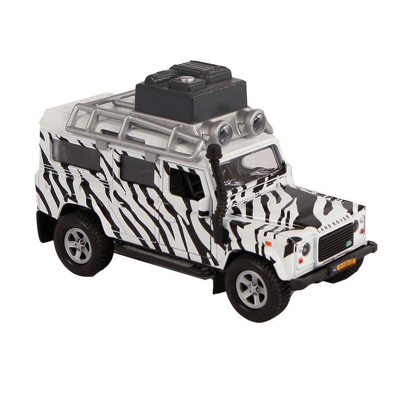 Kids Globe Die-cast Land Rover Safari met Licht en Geluid - ToyRunner