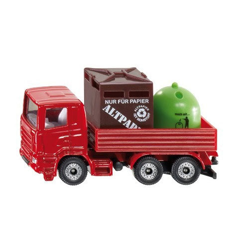 recycle vrachtwagen rood (0828) - ToyRunner