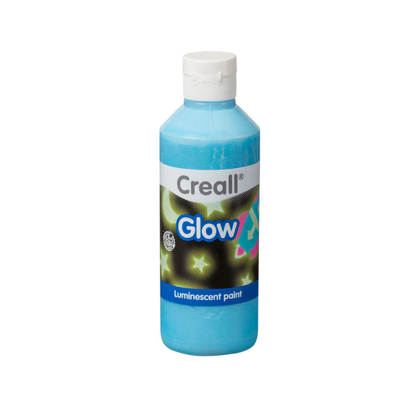 Creall Glow in the Dark Verf Blauw, 250ml - ToyRunner