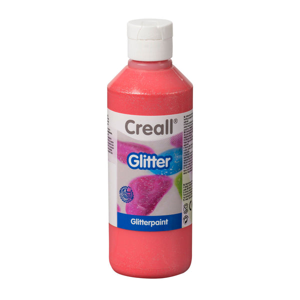 Creall Glitterverf Rood, 250ml - ToyRunner