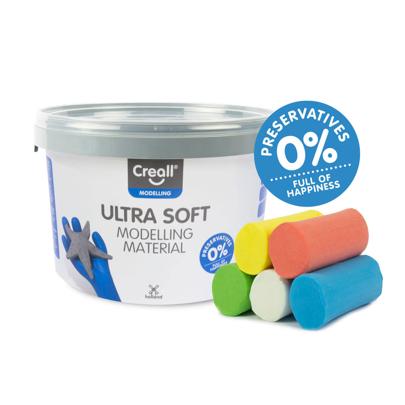 Creall Ultra Soft Klei Kleur, 1100 gr. - ToyRunner