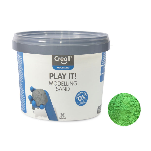 Creall Play It Speelzand Groen, 750gr. - ToyRunner