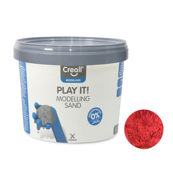 Creall Play It Speelzand Rood, 750gr. - ToyRunner