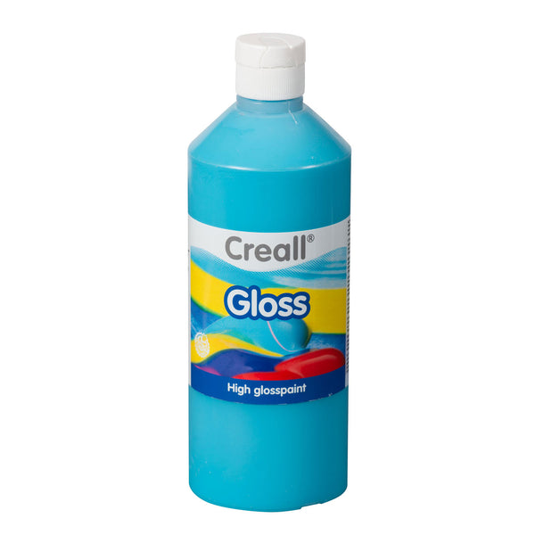 Creall Gloss Glansverf Turquoise, 500ml - ToyRunner