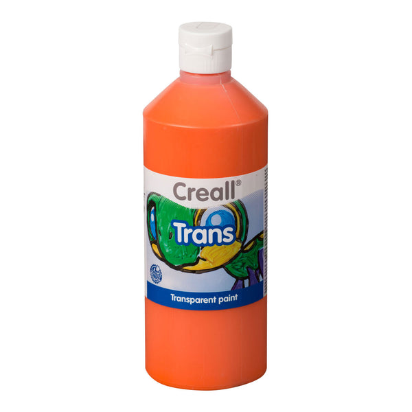 Creall Transparante Verf Oranje, 500ml - ToyRunner