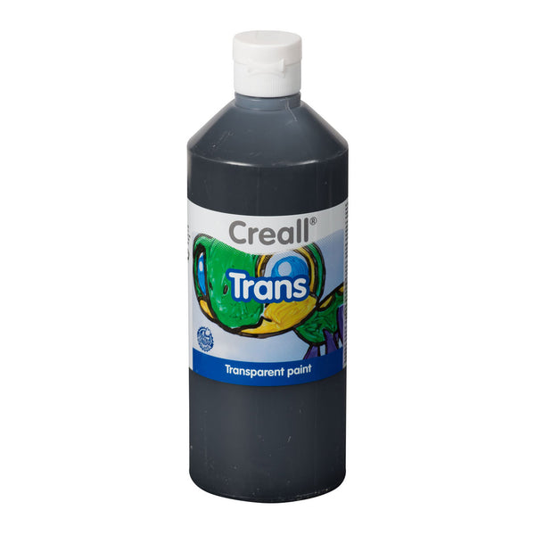 Creall Transparante Verf Zwart, 500ml - ToyRunner