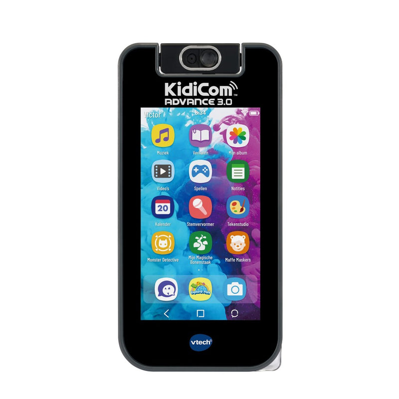 kindertelefoon KidiCom Advance 3.0 junior 17 cm blauw - ToyRunner