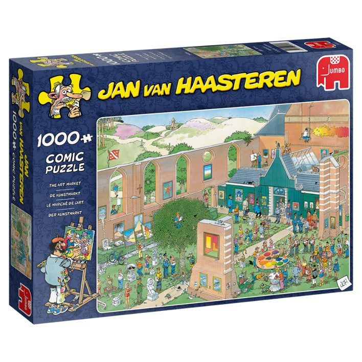 Jan van Haasteren Puzzel - De Kunstmarkt, 1000st. - ToyRunner