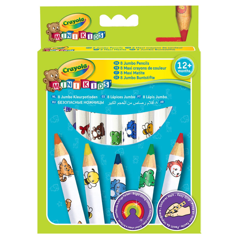 Crayola Mini Kids - Dikke Kleurpotloden, 8st. - ToyRunner