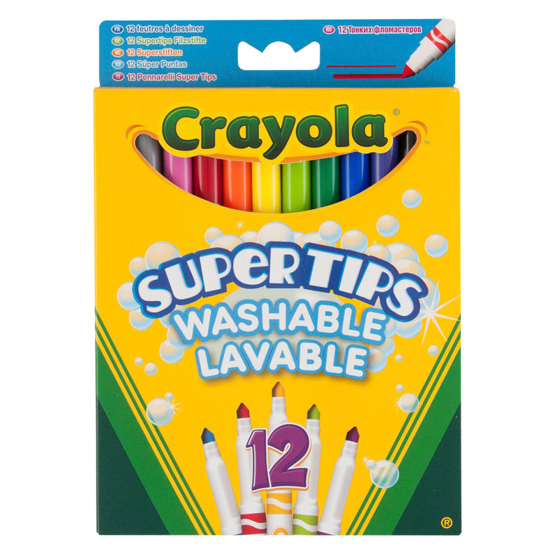 Crayola Viltstiften met Superpunt, 12st. - ToyRunner